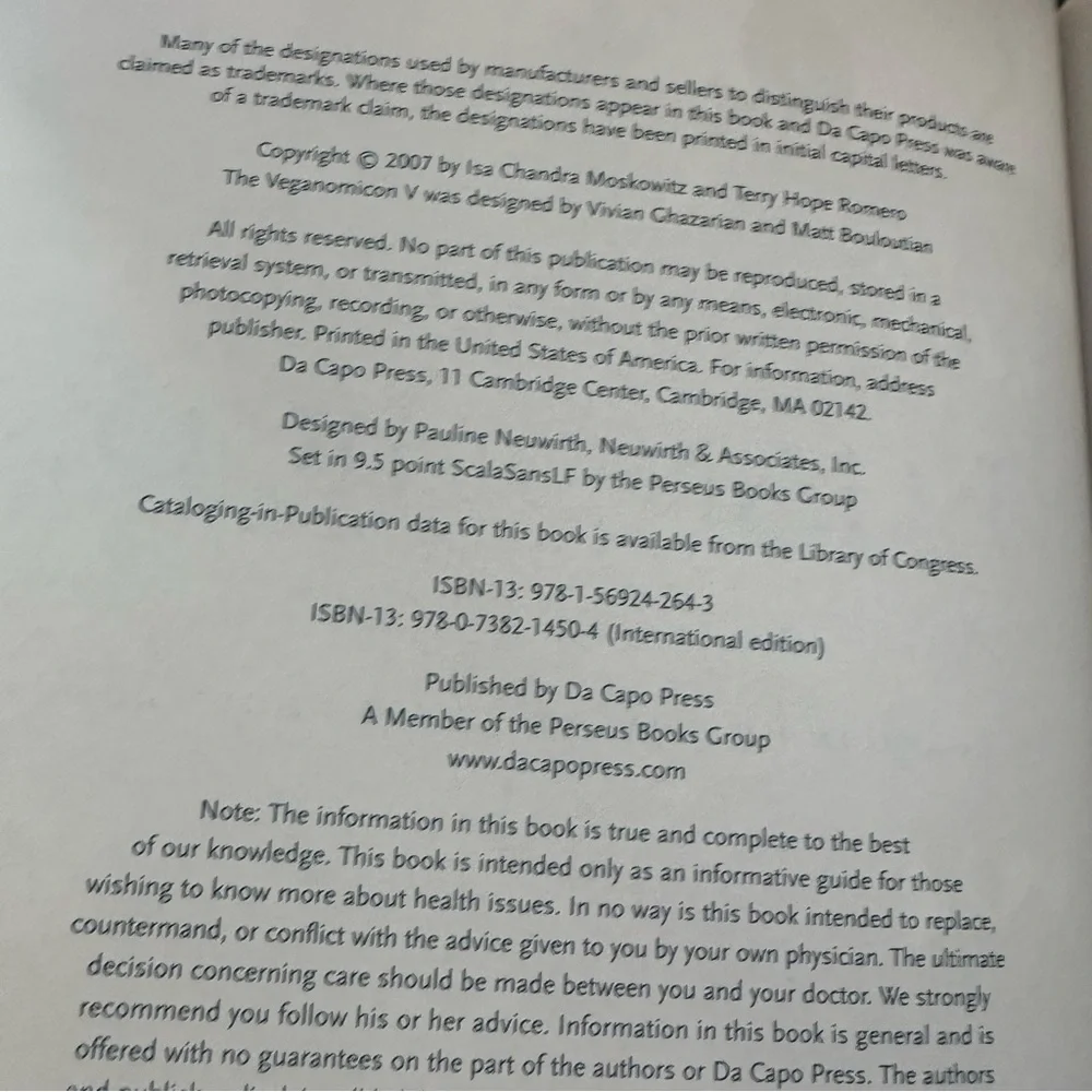 Veganomicon: The Ultimate Vegan Cookbook Hardcover